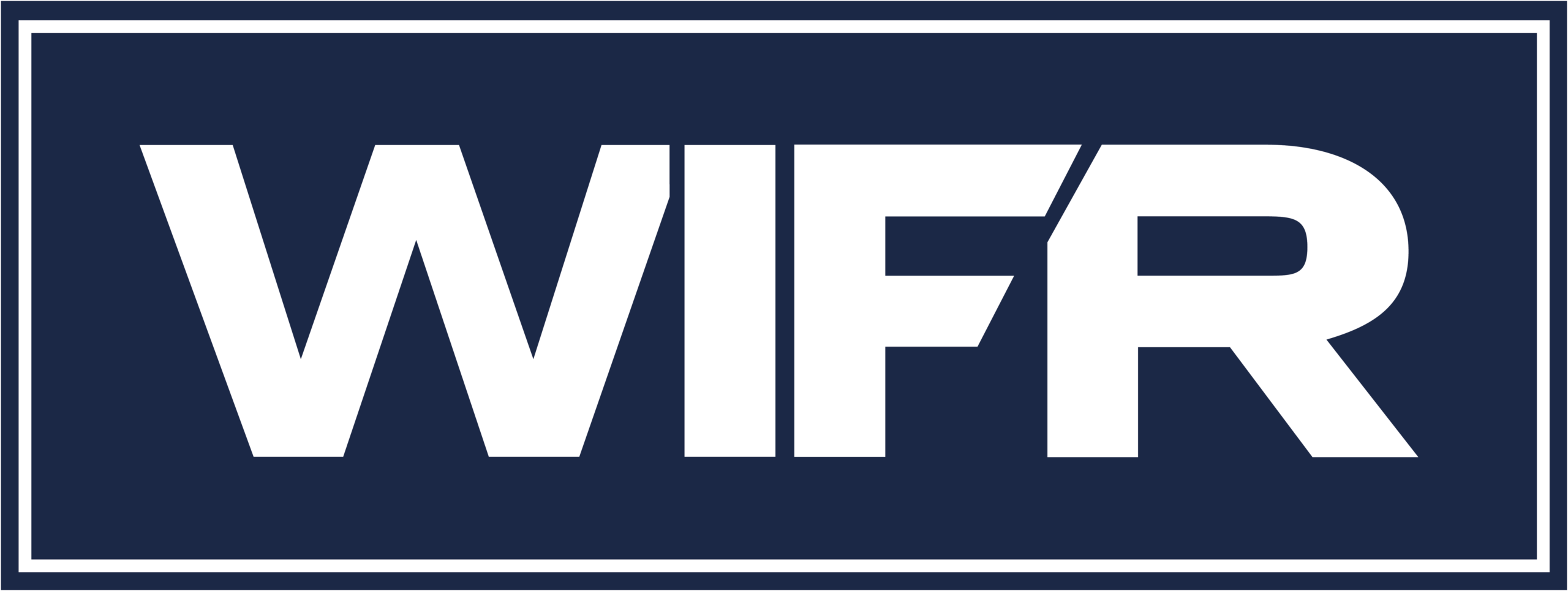 WIFR Color White Letter
